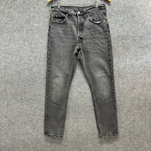 Y2K Style Levi's 501® S Premium Jeans W29 L28 Gray Button Fly High Rise